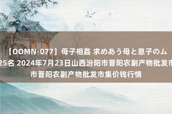 【OOMN-077】母子相姦 求めあう母と息子のムスコ 4時間 25名 2024年7月23日山西汾阳市晋阳农副产物批发市集价钱行情